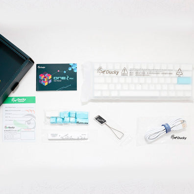 DUCKY ONE 2 MINI RGB | Blanco | Teclado Mecanico 60 porciento | Switch Cherry MX